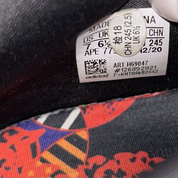 Adidas Originals Men’s US Size 7 Hi-Tail Black Red Orange Purple H69047 Shoes - Picture 11 of 11